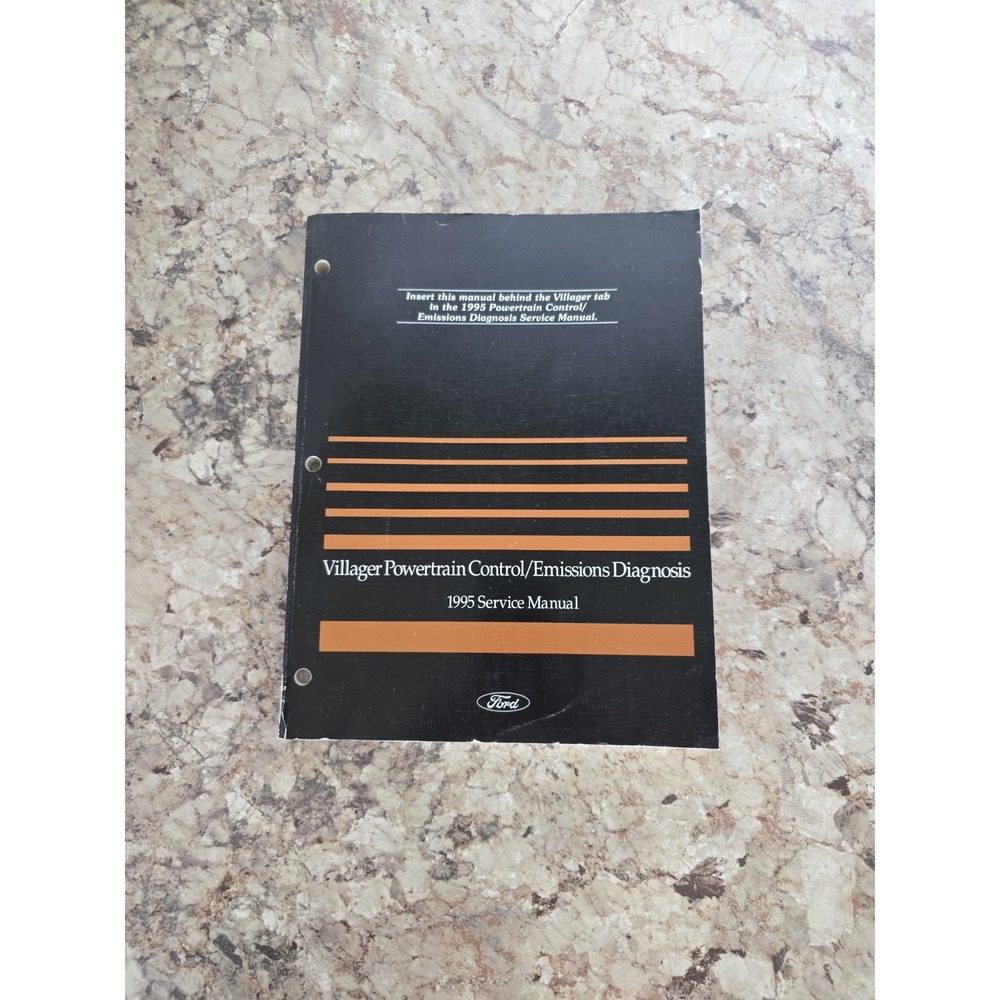 1995 Ford Mercury Villager Powertrain Control Emissions Diagnosis Manual‎ OEM